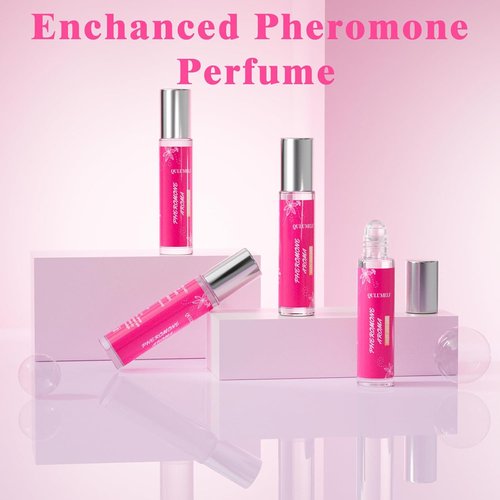 QULUMELF Pheromone Perfume for Women - Long Lasting Fruity Fragrance in Portable Roller Ball Design
