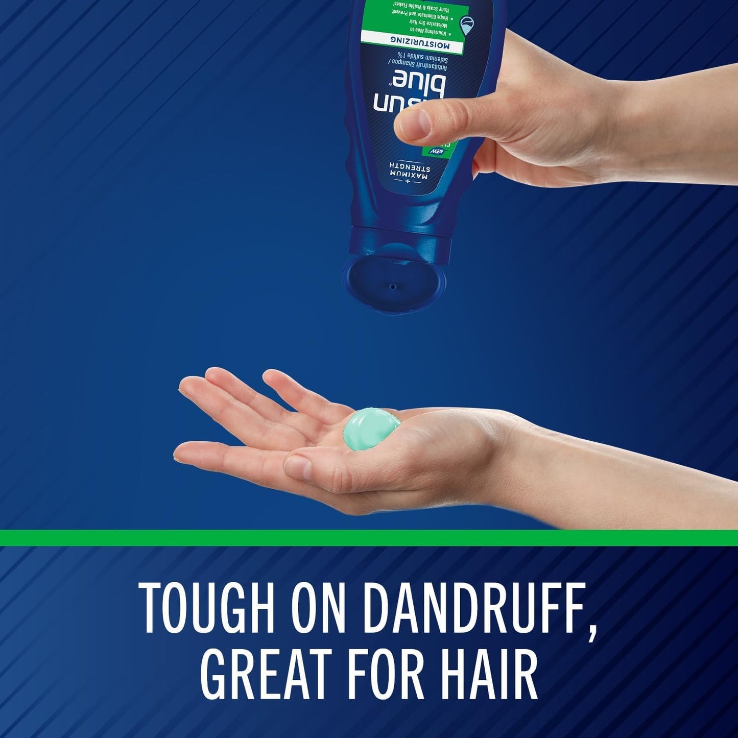 Selsun Blue Moisturizing Antidandruff Shampoo - Maximum Strength Scalp Treatment, 11 fl. oz.