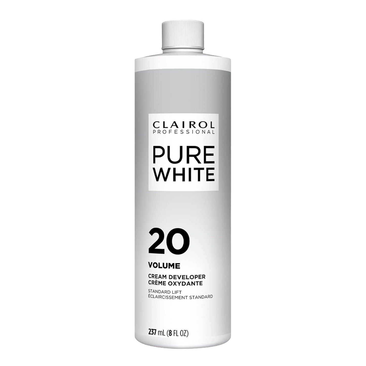 Clairol Professional Pure White 20 Volume Hair Developer - Ideal for Lightening & Gray Coverage