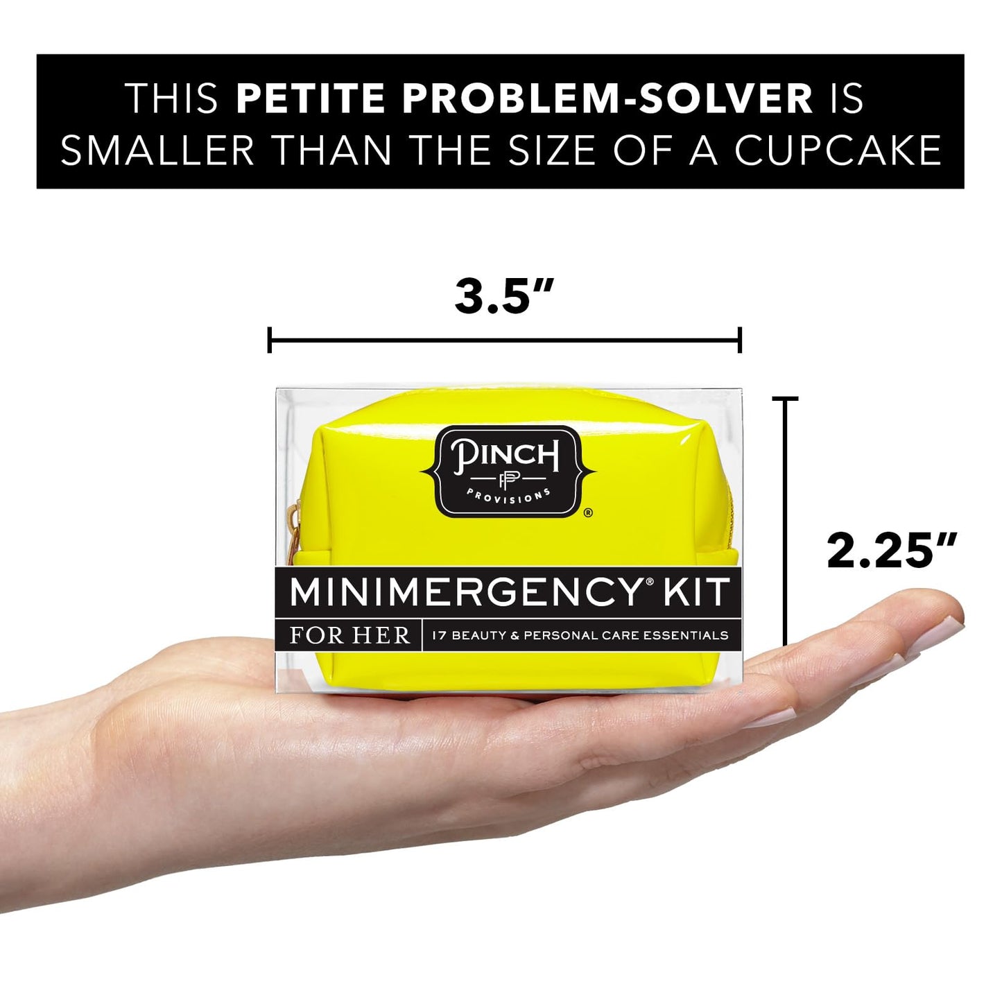 Pinch Provisions Good Luck Minimergency Kit, Includes 17 Travel-Sized Cosmetic Essentials, Convenient for Purses, Emergency Beauty Accessories, Gifts for Holiday’s & Birthday’s, Hamsa