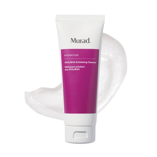 Murad AHA/BHA Exfoliating Cleanser - Triple-Action Face Wash with Salicylic, Lactic & Glycolic Acids - Smooths Dull Skin