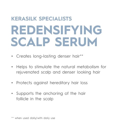 KERASILK Redensifying Scalp Serum - Strengthens Roots for Thinning Hair | 100 ml