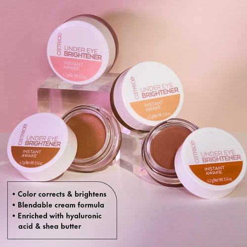 Catrice Under Eye Brightener - Conceal Dark Circles with Hyaluronic Acid & Shea Butter | Vegan & Paraben Free (Light Rose)