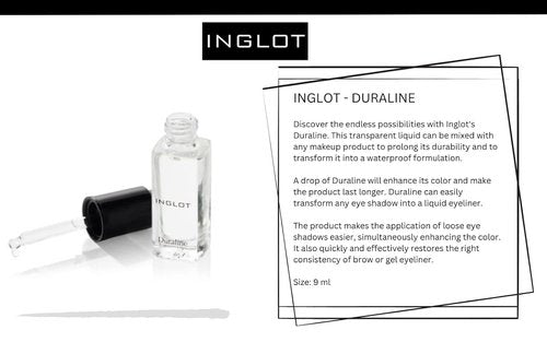 INGLOT Bundle - Duraline & AMC Eyeliner Gel 77 & 90 | High-Performance Makeup Set (3-Piece)