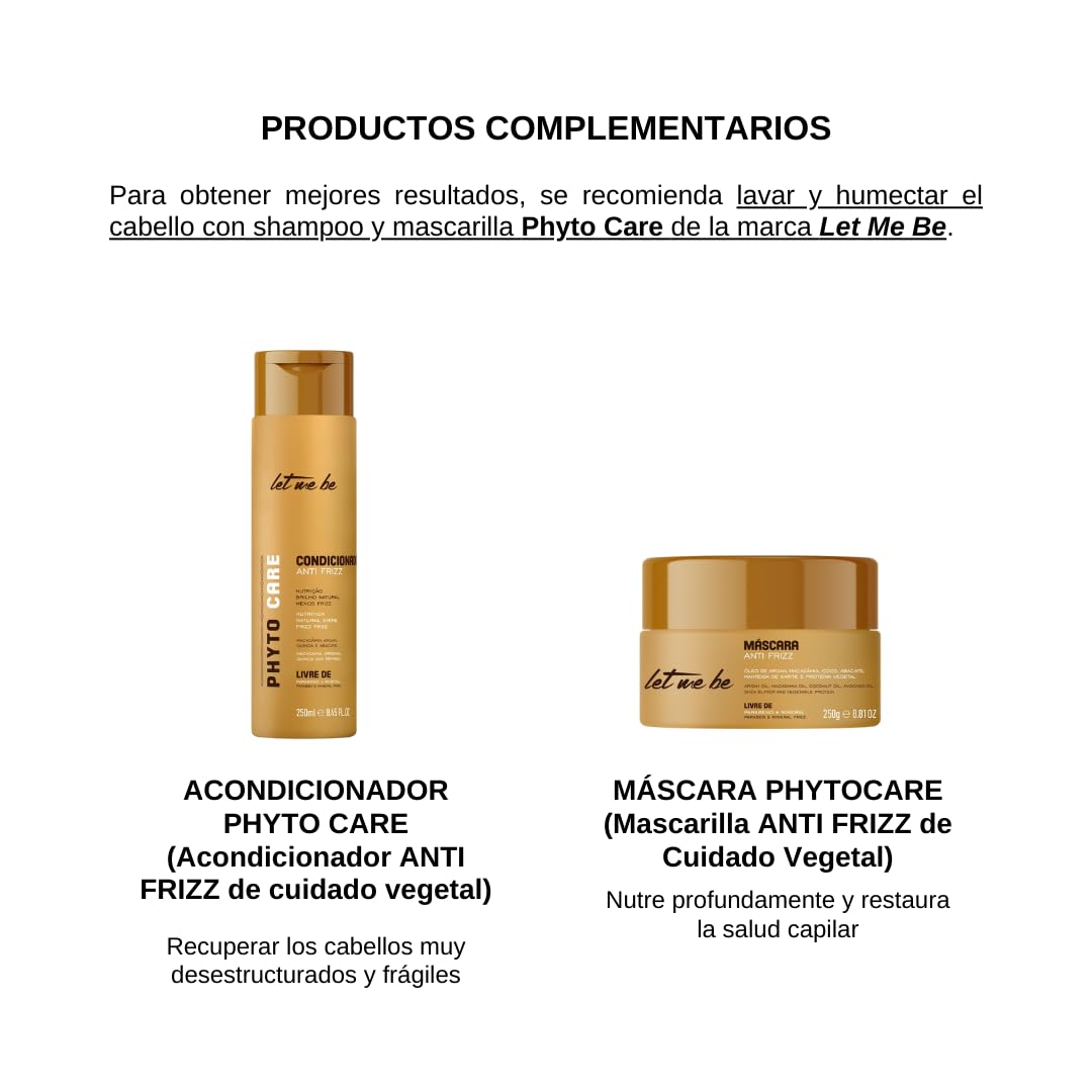 Let Me Be Anti-Frizz Shampoo - Phyto Care Formula | 250ml for Smooth, Manageable Hair