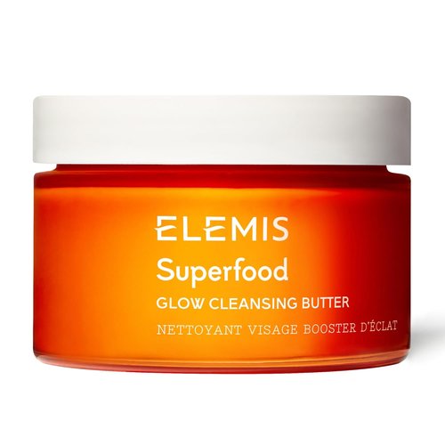 ELEMIS Superfood AHA Glow Cleansing Butter - Nourishing Daily Facial Cleanser & Mask for Radiant Skin