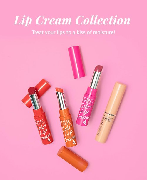 DHC Color Lip Cream Set - Hydrating, Long-Lasting Formula | 3 Vibrant Shades for All-Day Wear