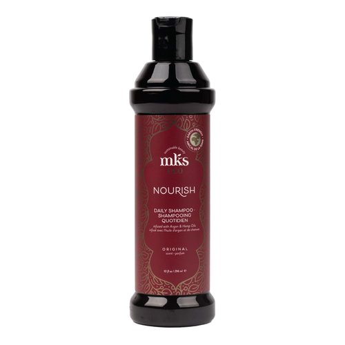 MKS Eco Nourish Shampoo - Cleanses & Strengthens Fine Hair - Moroccan Argan Oil & Hemp Seed Oil - Vegan & Cruelty-Free