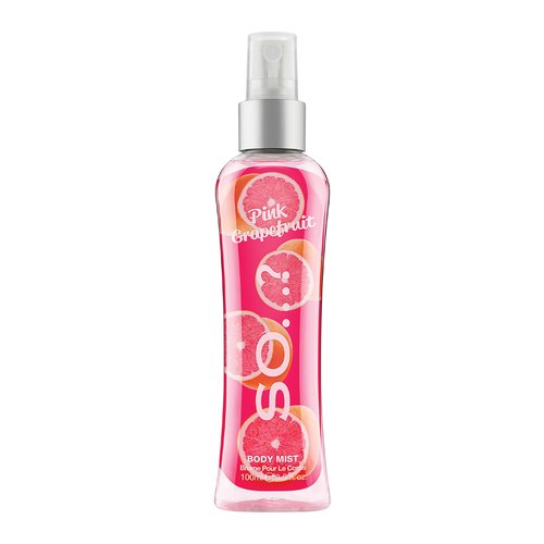 So...? Pink Grapefruit Body Mist Citrus, Fruity Body Spray for Women - Perfume for Ladies - Perfect Gifts - 3.5 oz
