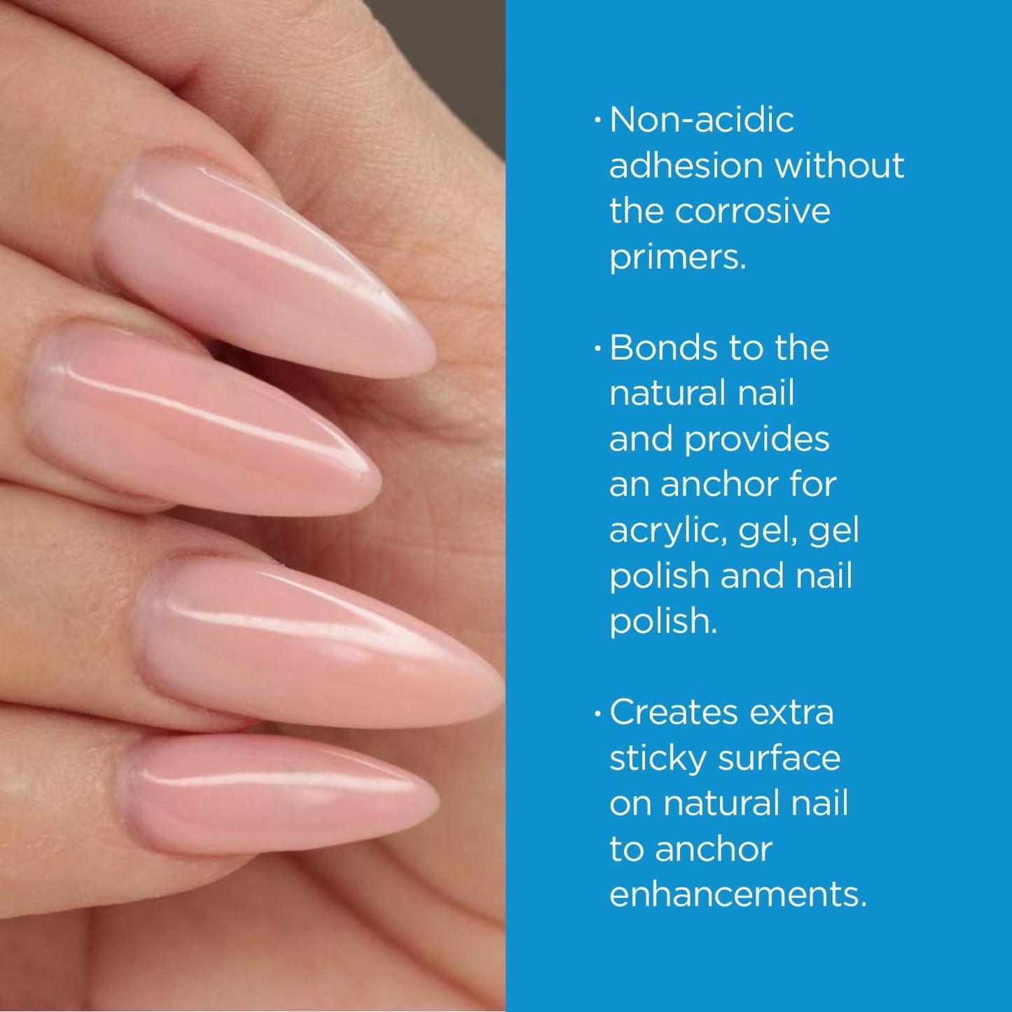 Young Nails Protein Bond - Non-Acidic Nail Primer for Enhanced Gel Polish Adhesion | 0.25 oz