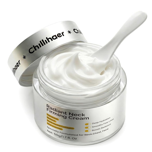 Skiennix 8-in-1 Neck Firming Cream - Retinol & Triple Collagen Moisturizer for Tightening & Lifting - 1.7 Fl Oz