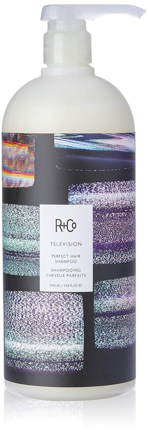 R+Co TELEVISION Perfect Hair Shampoo - Hydrating & Smoothing Cleanser for All Hair Types, 33.8 oz