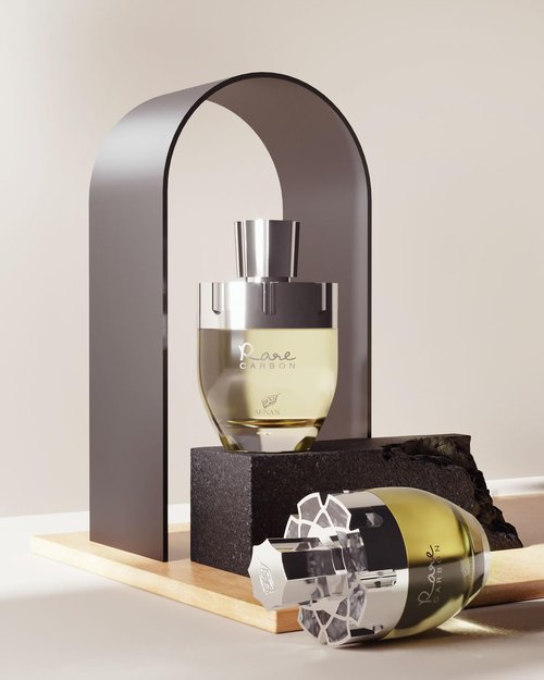 Afnan Rare Carbon Eau De Parfum Spray for Men, 3.4 Fl. Oz