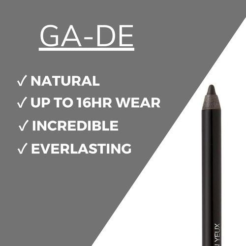 GA-DE Everlasting Eyeliner - Intense Waterproof & Smudge-Proof Formula - 0.04 oz for Precise or Smoky Looks