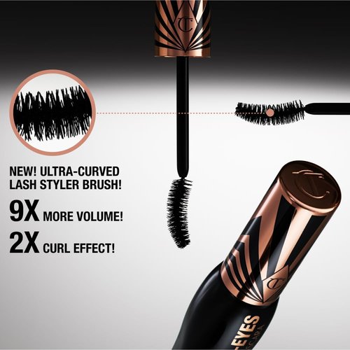 Charlotte Tilbury Exagger-Eyes Mascara - Volumizing & Lengthening, No-Clump, 28-Hour Smudge-Proof Wear