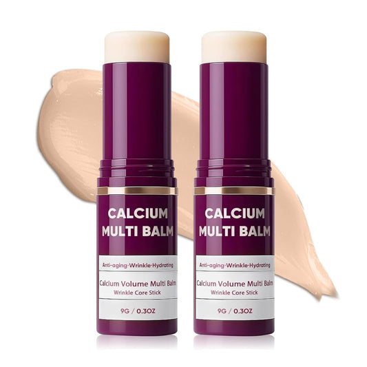 Skiennix Calcium Multi Balm - Hydrating & Firming Collagen Stick for Face, Neck & Eyes | 2PCS