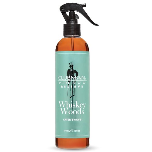 Clubman Reserve After Shave Spray - Whiskey Woods Scent for Men, Long-Lasting Fragrance, 16 fl oz