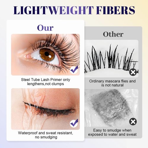 Ultra-Fine Lengthening Waterproof Quick-Dry Mascara, 2026 New Waterproof Quick Drying Curling Mascara, Iron Wand Tubing Mascara 3D Curling Eyelash Long Lasting Smudge Proof No Clumping (Black)