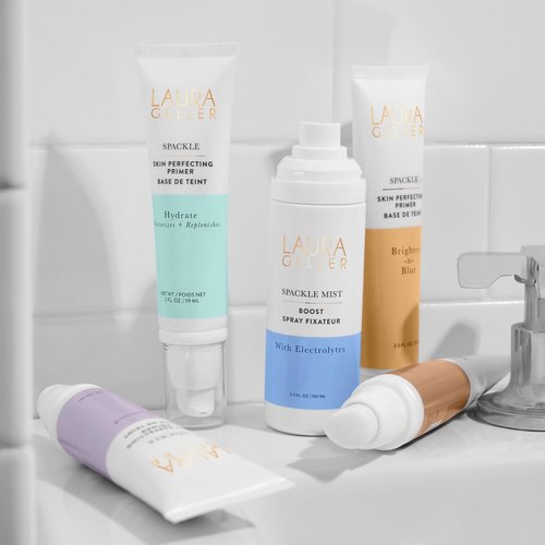 Laura Geller New York Spackle Mist Boost Setting Spray - Long-Lasting Makeup with Electrolytes & Blue Light Protection
