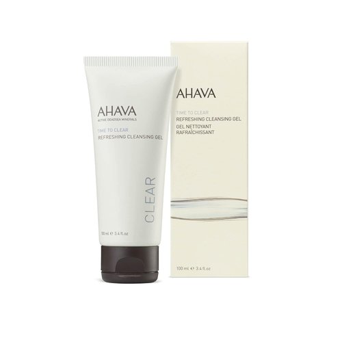 AHAVA Cleansing Gel - Refreshing Soapless Cleanser with Osmoter & Ginger Root, 3.4 Fl. Oz