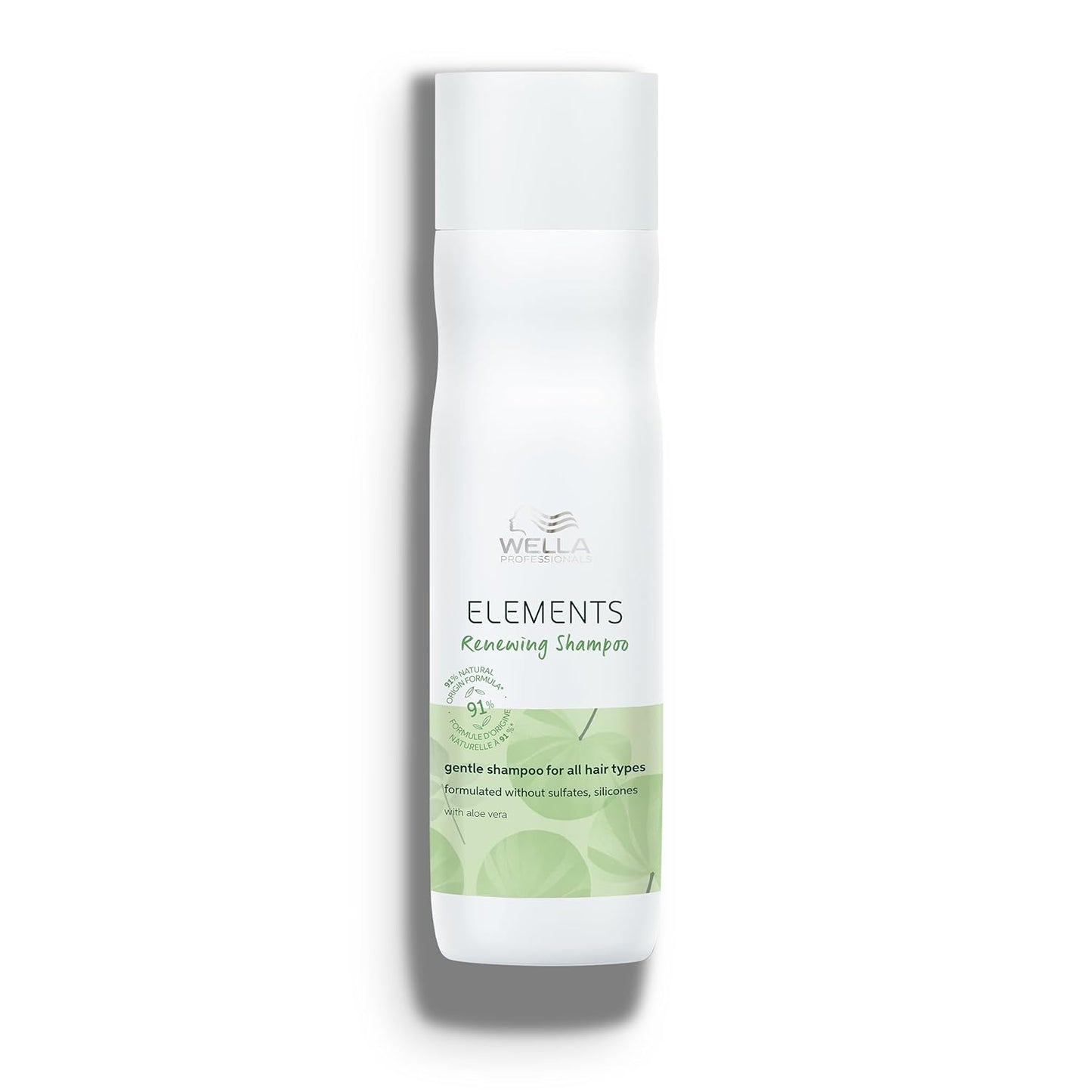 Wella Professionals Elements Renewing Shampoo - Gentle Sulfate & Silicone-Free Formula for All Hair Types