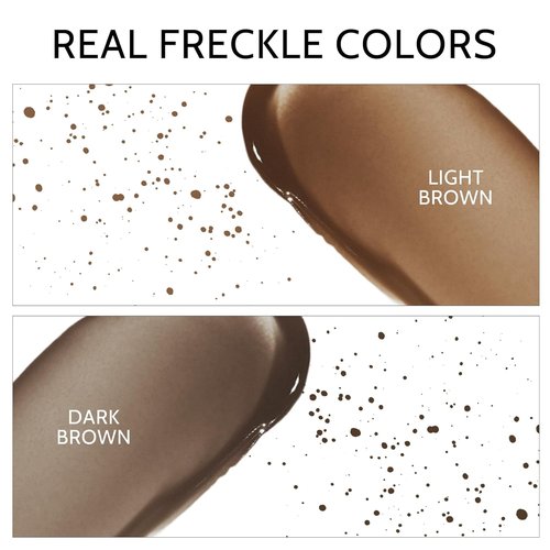 KYDA Liquid Freckle Makeup Pen - 2PCS Water-Resistant, Buildable, Natural-Looking Freckles for All Skin Tones