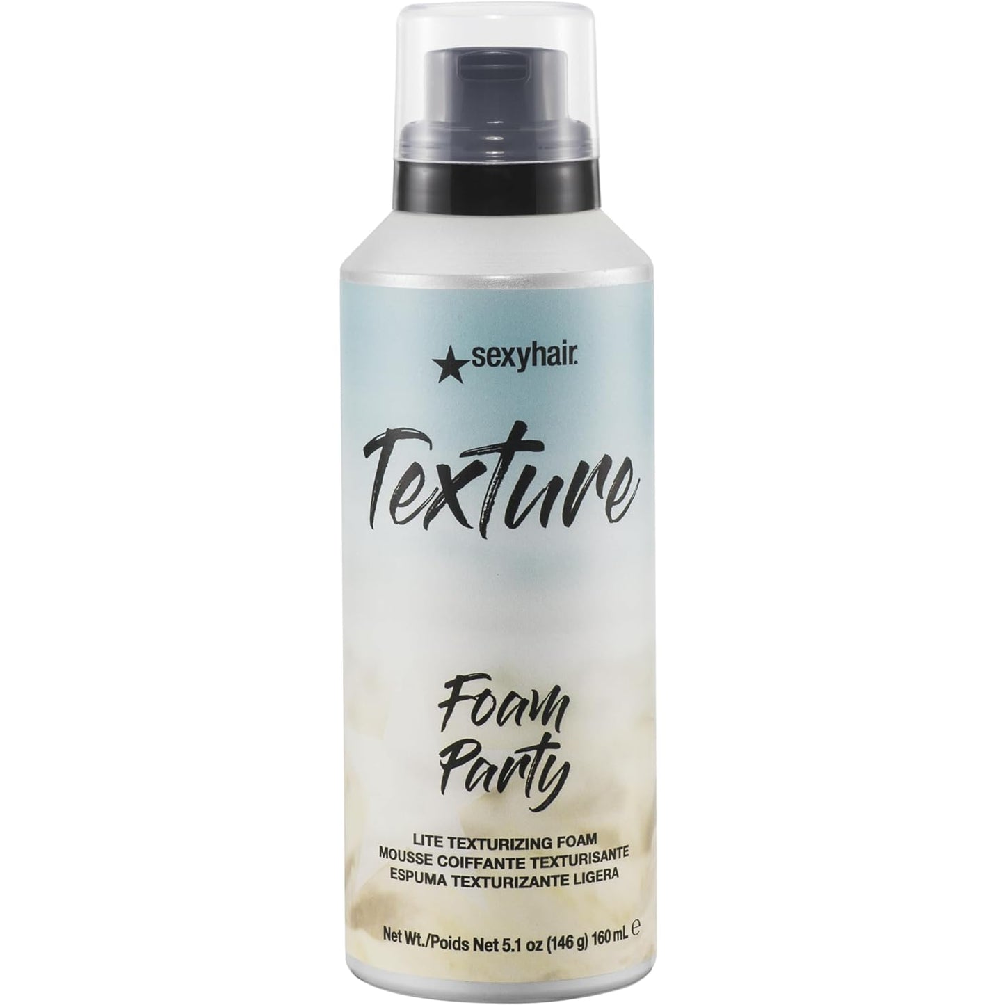 SexyHair Texture Foam - Party Lite Texturizing Foam for Volume & Hold, 5.2 Oz