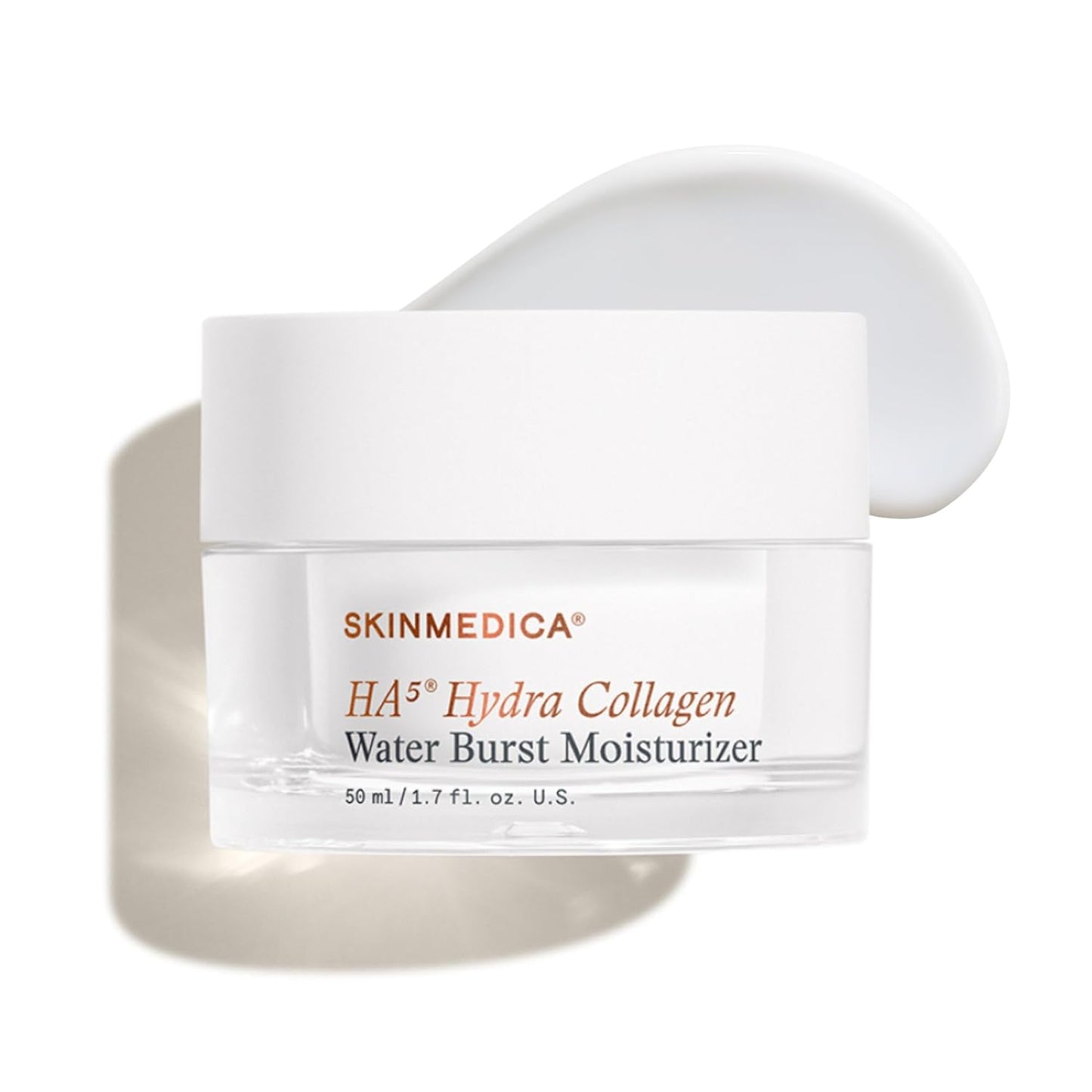 SkinMedica HA⁵ Hydra Collagen Water Burst Face Moisturizer - Vegan Collagen Cream for 24-Hour Hydration (1.7 Fl Oz)