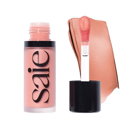 Saie Dew Liquid Blush - Hydrating Cream Blush Stick for a Natural Flush | Buildable & Blendable - Rosy (.40 oz)