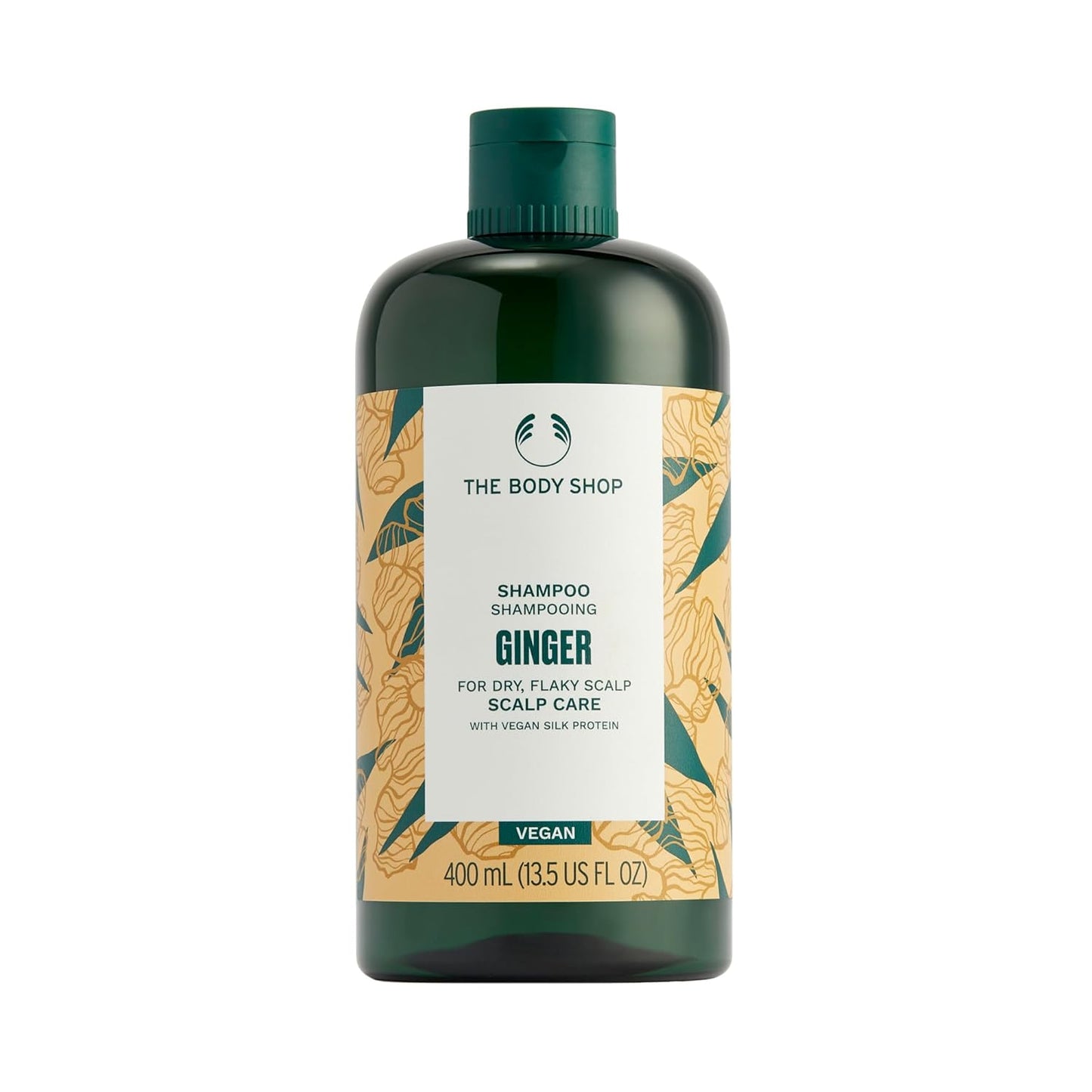 The Body Shop Ginger Scalp Care Shampoo - Nourishing Formula for Healthy Hair | 13.5 Fl Oz