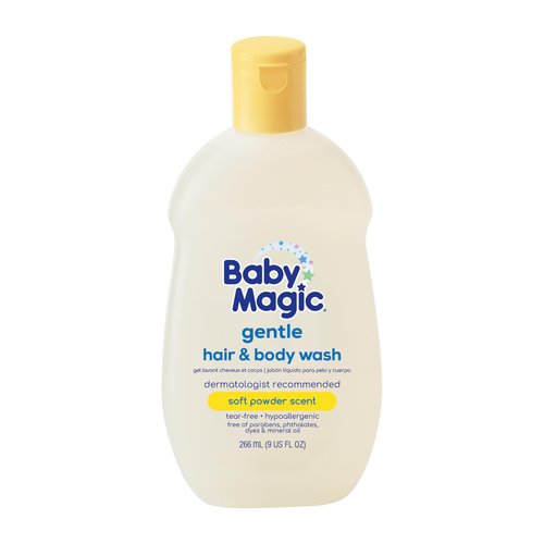 Baby Magic Gentle Hair & Body Wash | Specially Formulated for Baby's Delicate Skin | Tear-Free | Calendula & Coconut Oil, 9 Fl Oz