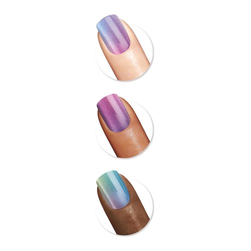 Sally Hansen Perfect Press-On Nails - Easy Application, Non-Damaging | Square Shape | 30 Nails, Glue & Tabs