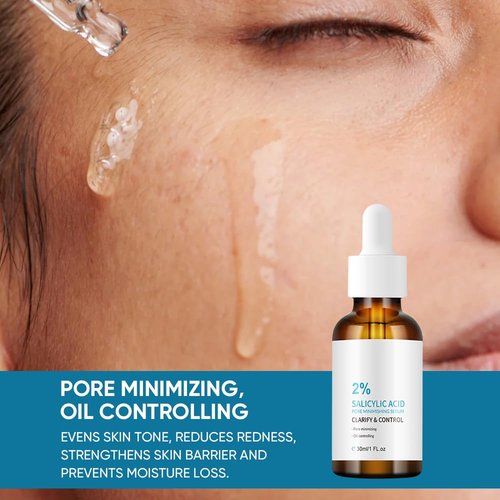 Regine Switzerland 2% Salicylic Acid Serum - Acne Treatment, Blackhead Control & Oil Reduction