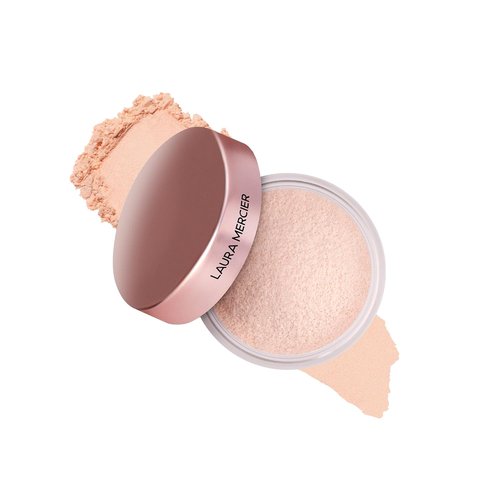 Laura Mercier Translucent Loose Setting Powder - Talc-Free Ultra-Blur Formula for Fair to Medium Skin Tones | Tone-Up Rose Mini Size