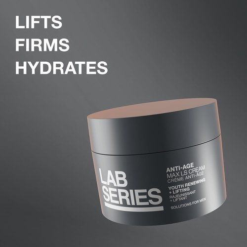 Lab Series Men's Max LS Anti-Age Cream - Powerful Anti-Aging Face Lotion for Men - Reduces Fine Lines & Wrinkles