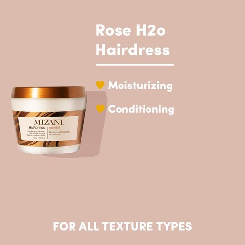 Mizani Hairdress Rose H2O - Conditioning Hairdress for Itchy Scalps | Suitable for All Hair Types
