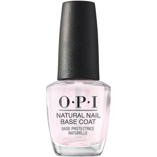 OPI Nail Lacquer Base Coat - Clear Nail Polish That Protects Nails & Prevents Discoloration