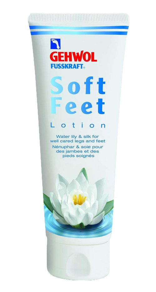 GEHWOL Soft Feet Lotion - Water Lily Scent for Moisturizing Relief | 4.4 Ounce Tube