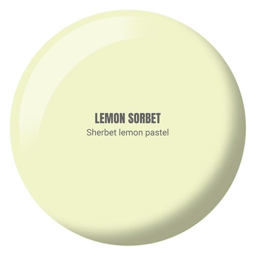 DND Gel Polish Coquette Collection - UV/LED Gel & Air Dry Nail Lacquer Duo | 083 Lemon Sorbet, 0.5 Fl Oz