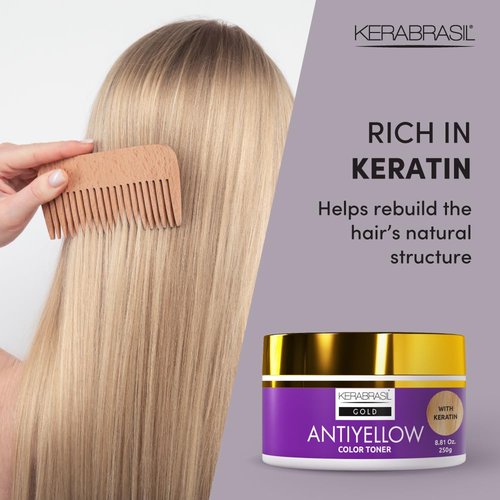 Antiyellow | Hair Treatment to Neutralize Brassy Tones & Enhance Cool Blonde – Deep Hydration for All Hair Types