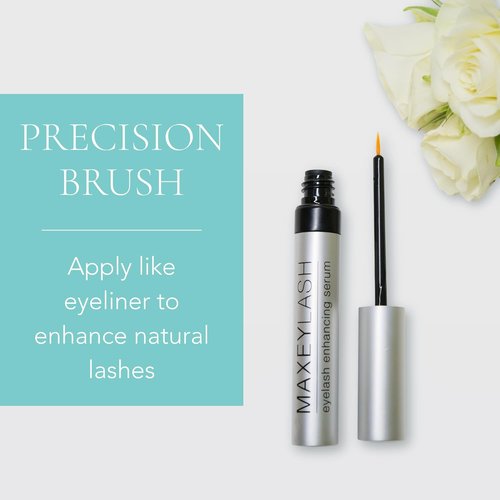 MaxeyLash Eyelash Enhancing Serum - Daily Treatment for Longer, Thicker Lashes | Natural Lash Lift - 3.5 mL