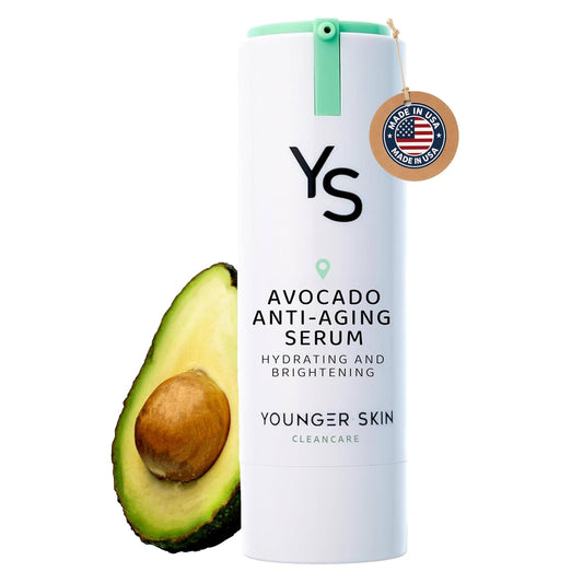 Avocado Anti-Aging Serum - Hydrating & Brightening Facial Skincare with Organic Avocado Oil | 30ml