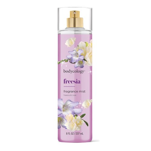 Bodycology Long-Lasting Fragrance Body Mist, Freesia, 8 fl oz