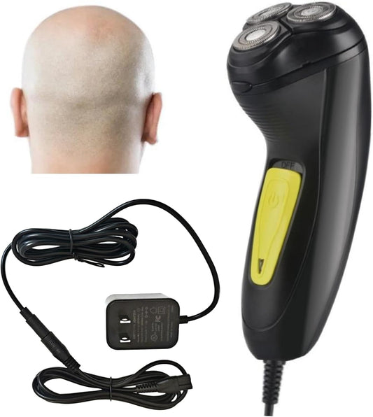 Skiennix Professional Corded Electric Shaver - 3D Rotary Razor for Close Shave | Pop-Up Trimmer Included