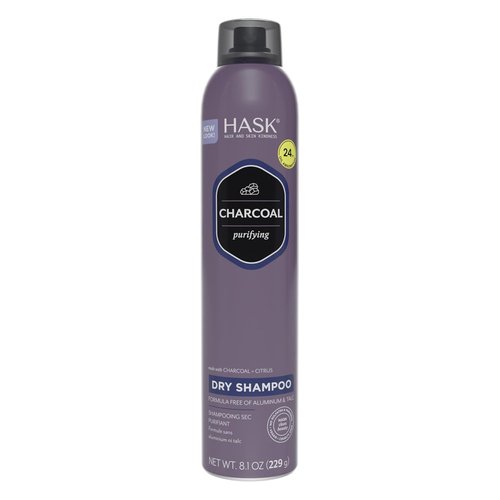 HASK Charcoal Dry Shampoo - Purifies & Detoxifies Hair, Absorbs Oil, Cruelty-Free | 8.1oz