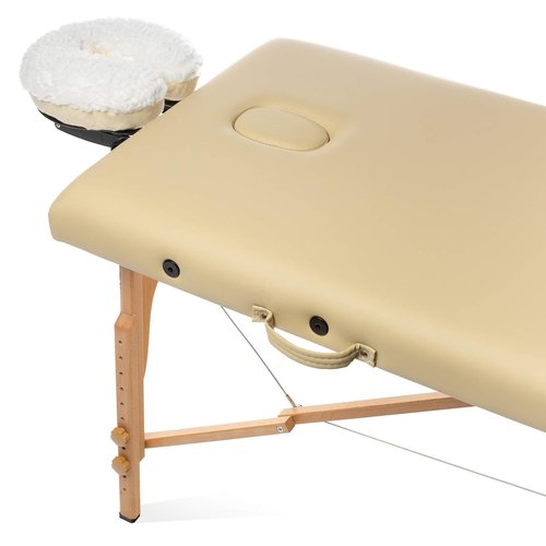 Saloniture Fleece Massage Table Face Cradle Cover - Soft, Comfortable Headrest Pillow