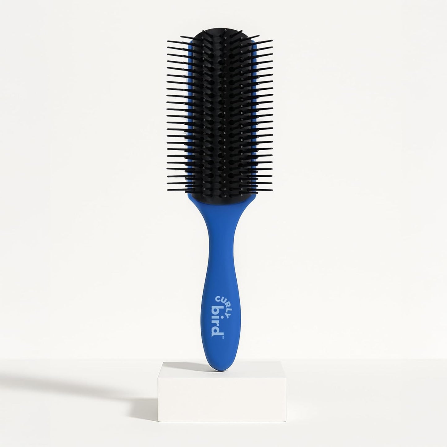 Curly Bird Curl Defining Brush - 7-Row Detangling & Styling Tool for All Hair Types | Ideal for Women, Men & Kids