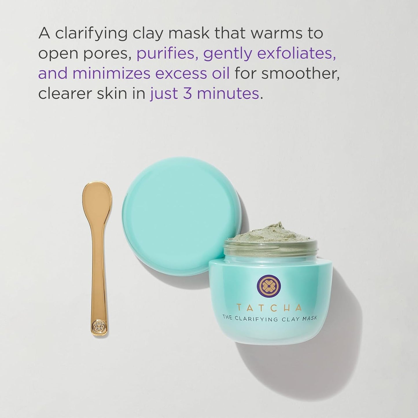 TATCHA Clarifying Clay Mask - Exfoliating Pore Treatment for Deep Cleansing | 50 ml | 1.7 oz
