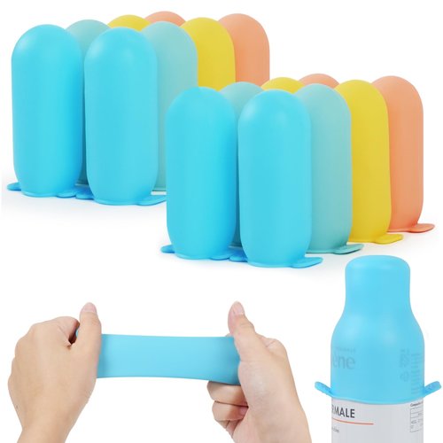 16 Pack Travel Essentials Silicone Bottle Covers,Accessories Luggage for Women Men,Travel Size Toiletries,Elastic Sleeves for Leak Proofing,Cruise Ship Essentials,Cruise Essentials 2024