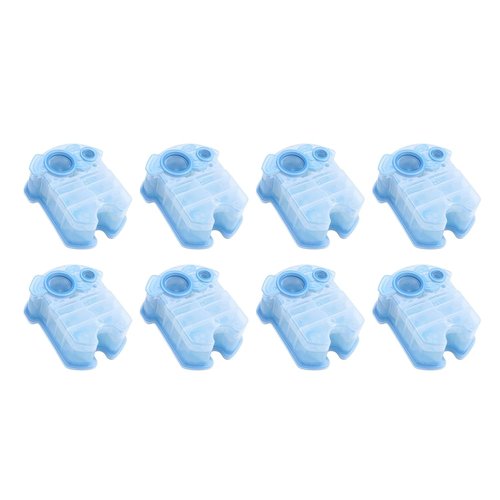 Braun Clean & Renew Refill Cartridges - Compatible Replacement Shaver Cleaner Solution | 8-Pack